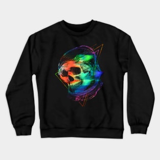 Glitch Skull Crewneck Sweatshirt